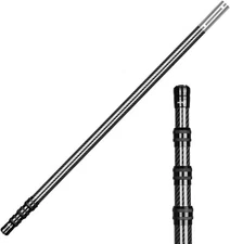 3K Carbon Fiber Pool Pole, Upgraded Telescopic Pool Pole 4.6 to 15 Feet, Prof...