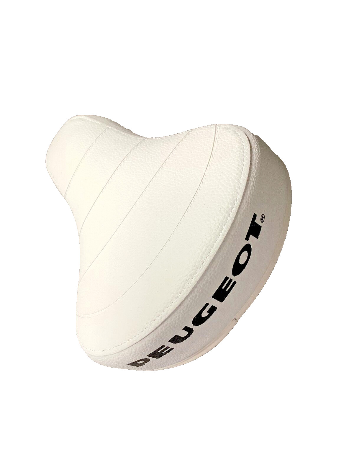Selle pouff blanche Peugeot 103 SP confort mousse haute densité