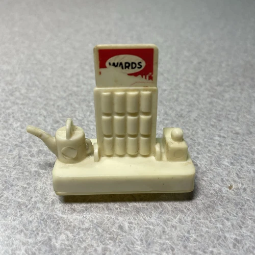 Marx 1950's Sky-View Parking Playset Oil Can Rack [Partially Torn Ward’s Sticker