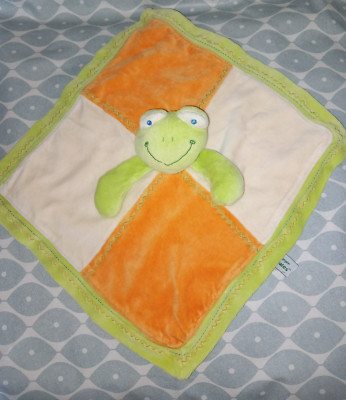 MARY MEYER EARTH MATES BIO FROSCH BABY KOMFORTDECKE BETTDECKE BLANKIE LOVEY