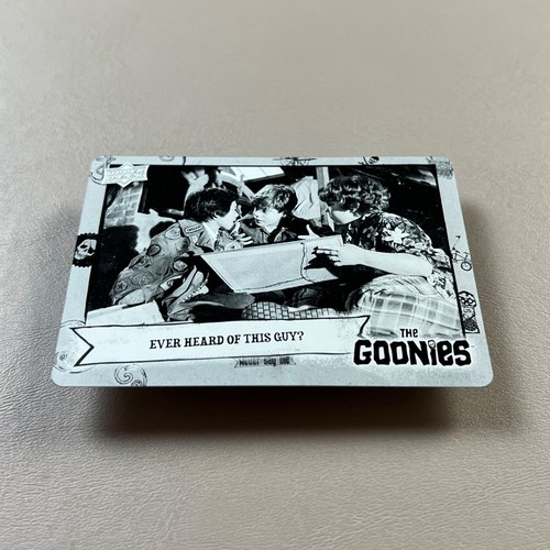The Goonies Weekly ONE-OF-ONE Black Printing Plate V-7 Black & White Variant 1/1 - Picture 2 of 7