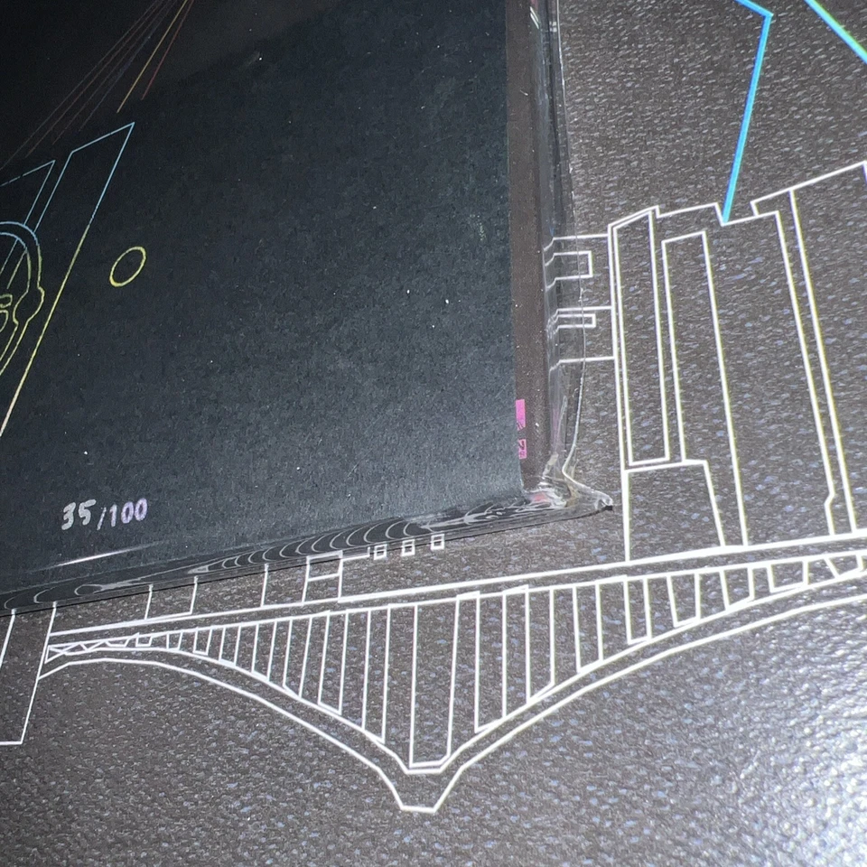 BTBAM Colors II Vinyl 35/100 Insert Holo Cover  Purple/Blue Jay/Neon Violet - Image 4 of 4