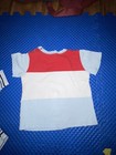 Baby boy H&M Disney Mickey Mouse 2 tops long and short sleeves 6-12 m LOT stripe — photo 10