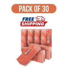Himalayan Salt Bricks 8x4x2 Pack of 30 For Salt Spa, Sauna Walls  Home Decor