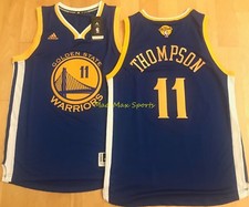 KLAY THOMPSON Golden State WARRIORS 2017 NBA FINALS Throwback SWINGMAN Jersey