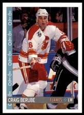 1992-93 O-Pee-Chee Craig Berube . Calgary Flames #147