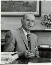 1966 Press Photo C.E. Reistle, Humble Oil Board Chairman. - hpa78267