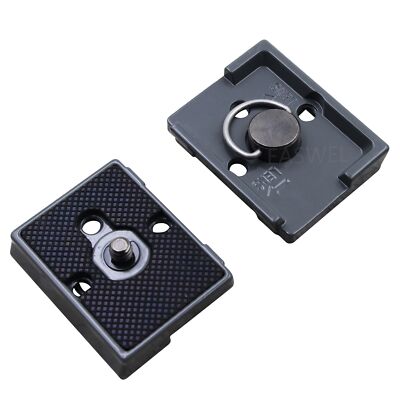 Quick Release Plate Compatible With Manfrotto 200PL-14, 484RC2, 486RC2, 323 Tripod Ballheads - Universal Fit