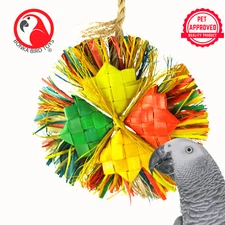 03395 Medium Happy Holly Bird Toy Cage Toys Cages Foraging Chew Shredder Conure