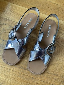 prada buckle sandals