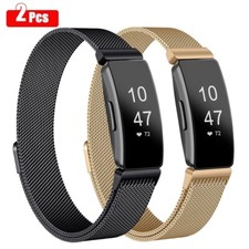 2pcs Metal WatchBand for Fitbit Inspire 2 1 Strap Magnetic Milanese Wrist Bracel