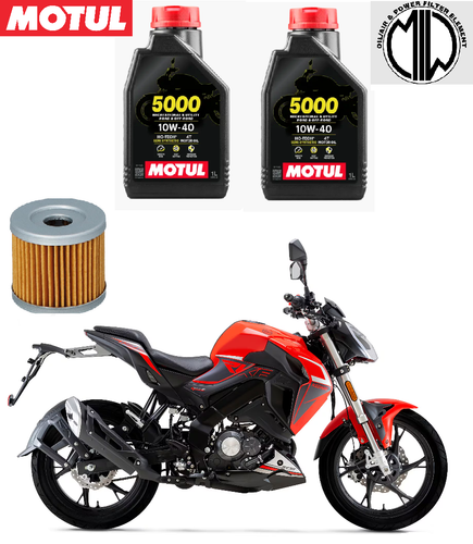 3 Filtri Olio Hiflofiltro HF131 Per Keeway RKV 125 (2011-2014)