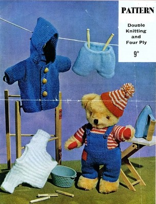 teddy bear jumper knitting pattern