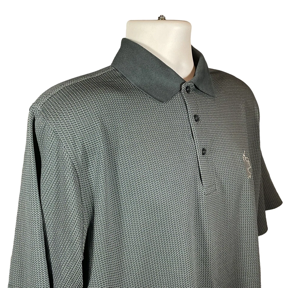 Camisa Polo Hartwell Golfing Bruja Bordada Golf 3 Botones Para Hombre Talla L Azul Foto 4 de 4