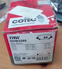 Plaquette de frein Toyota COROLLA