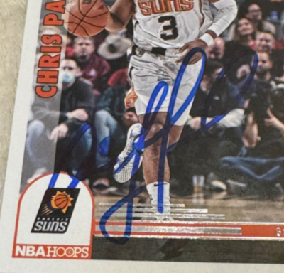 2022-23 Chris Paul Panini Hoops SIGNED AUTO #288 Phoenix Suns