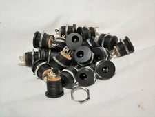 20Pcs 5.5mm X 2.1mm DC-022 Power Supply Jack 3-LUG Guitar Pedal 9V Female Socket