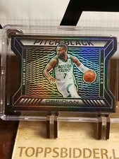 2020-21 Panini Obsidian Pitch Black Electric Etch Green 11/25 Jaylen Brown #17