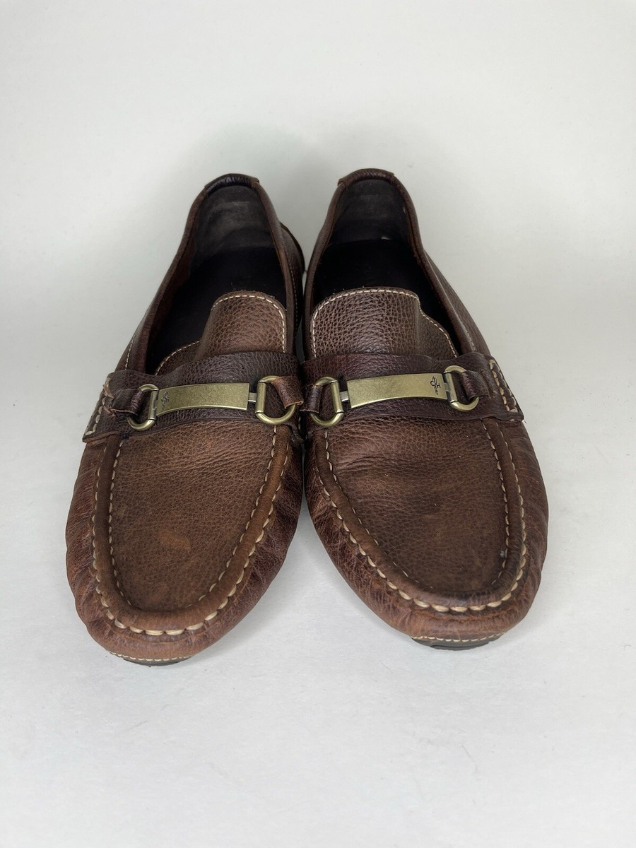 Cole Haan Somerset Horse Bit Driving Loafers Mens 12 Brown Leather Shoes C11836 Cole Haan Men main image 4