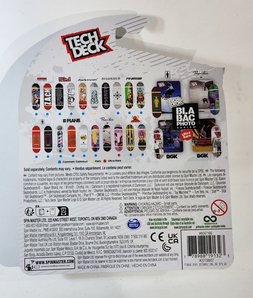 Tech Deck Fingerboard – Pro Street Hits – Chris Cole – Lot De Planches à Doigts