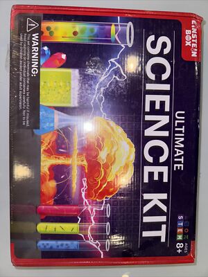 New Einstein Box Ultimate Science 120 Experiment Kit STEM Projects Chemistry Kit