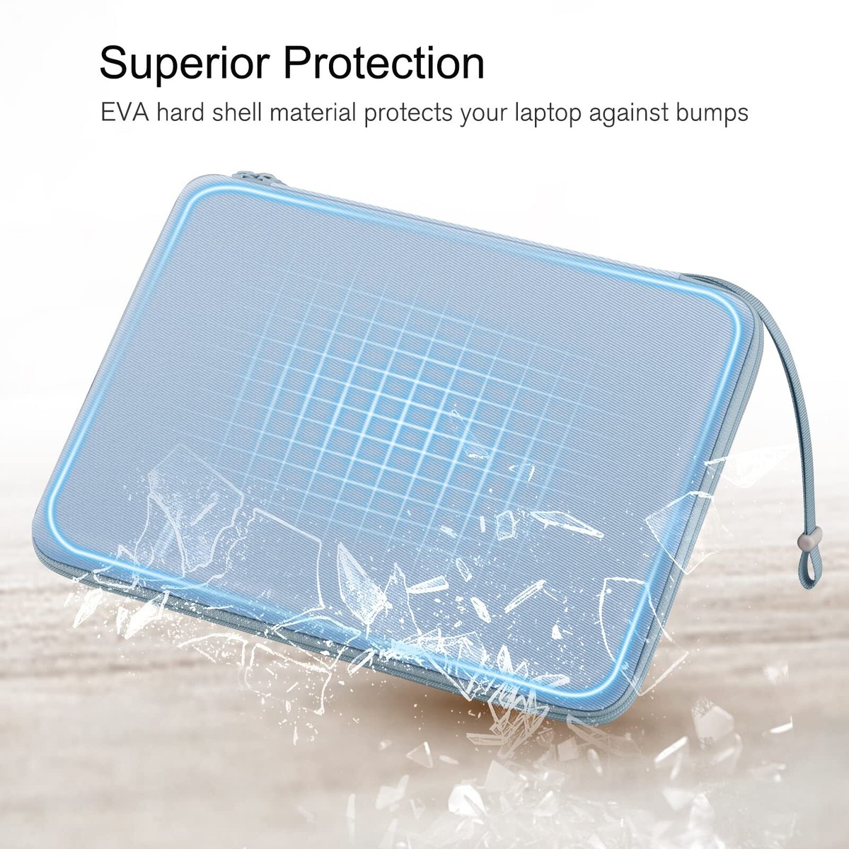 FINPAC Hard Laptop Sleeve Case for 13-inch MacBook Air M3