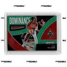 2022 Panini Prizm WNBA - Dominance A'ja Wilson #14 Green Prizm SP