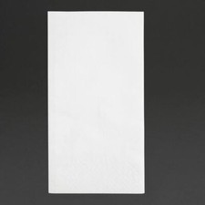 Fiesta Lunch Napkins in White Paper 2 Ply Construction - 330mm - Pack of 2000