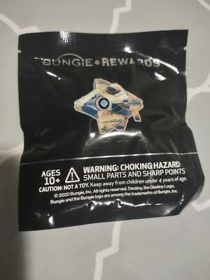 Destiny 2 RESTLESS SHELL GHOST PIN (NO EMBLEM)!