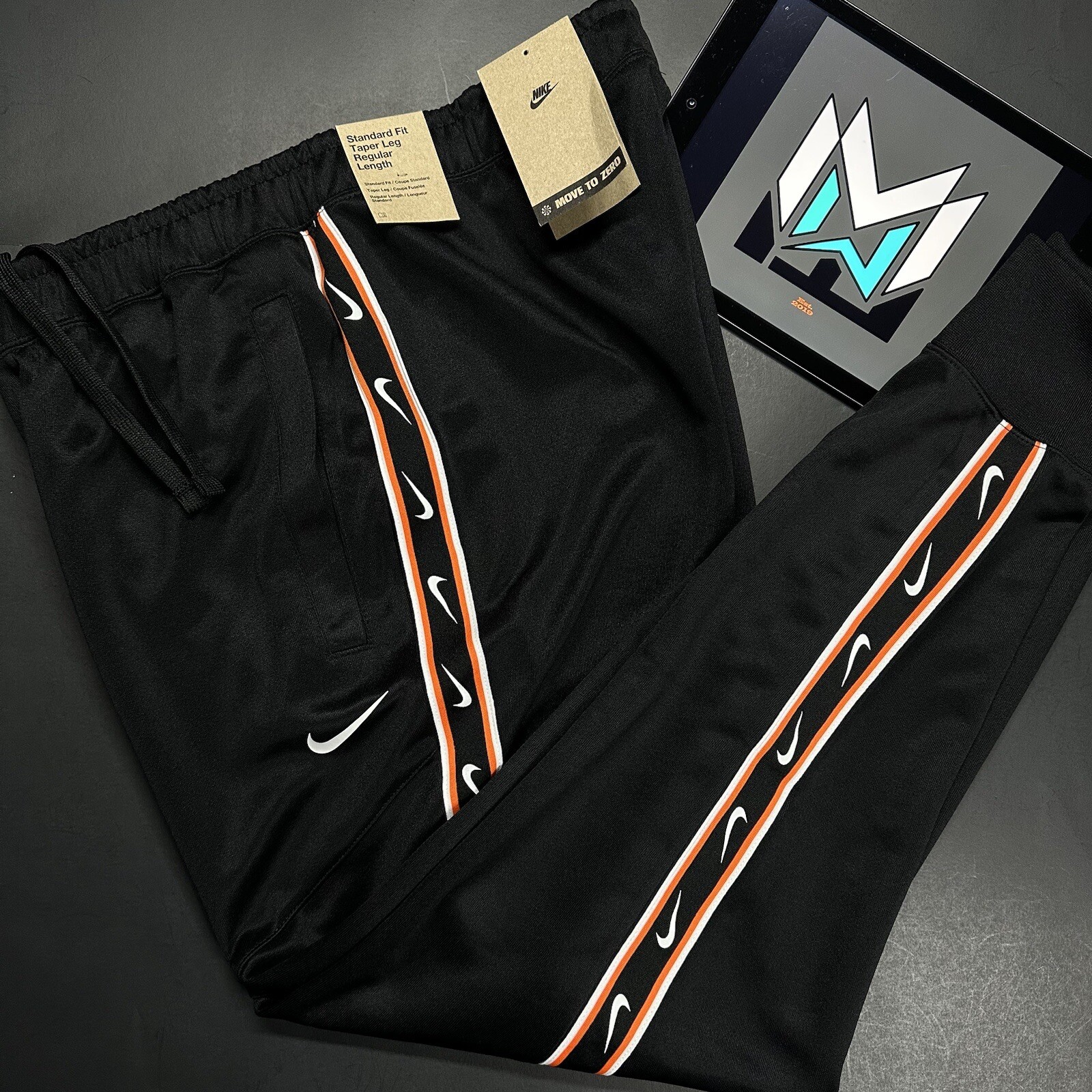 Nike NSW Repeat Swoosh PK Jogger Pants Menu0026#039;s XL Black DX2027-010 | eBay