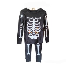 Way To Celebrate Boys/Girls Skeleton Halloween Pajama Set-6