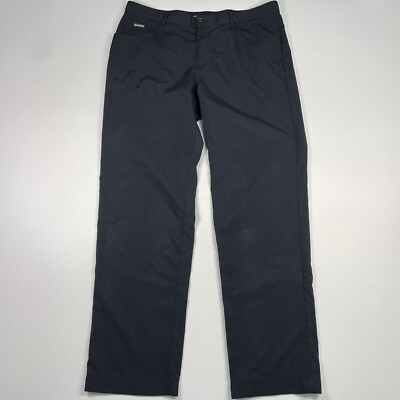 Sunice Pants Men's 38 Black Performance Golf Trousers Measures