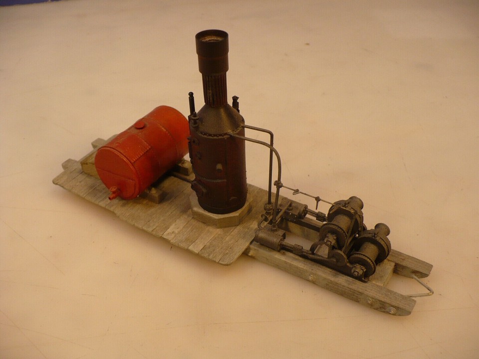O Scale Logging Skidders Donkey Steam Engine Weathered Painted Built | eBay
