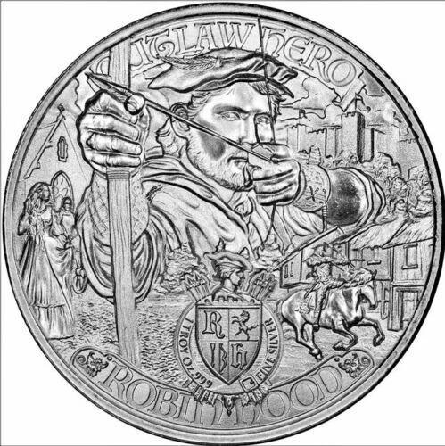 Ebay Live 25.19 2021 Mason Mint Outlaw Hero Robin Hood 1 oz Silver Round