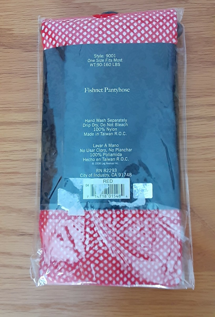 Fishnet Pantyhose Red Size One Size Adult | eBay