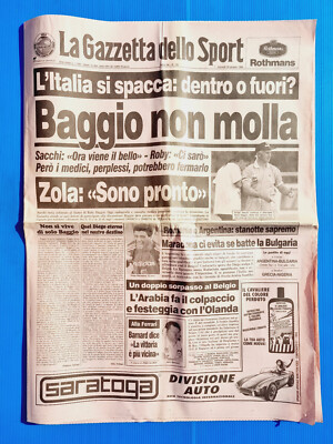 Roberto Baggio 1994 Roberto Baggio: ainda Penso Naquele Pênalti Na