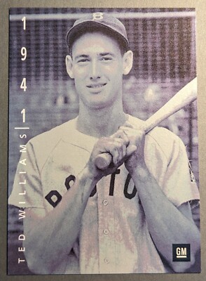 1994 UD General Motors The American Epic #9 Ted Williams Boston Red Sox NM