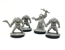 Tsathar Lot Bullywug Dungeons and Dragons Miniatures DnD Minis 28mm fantasy set