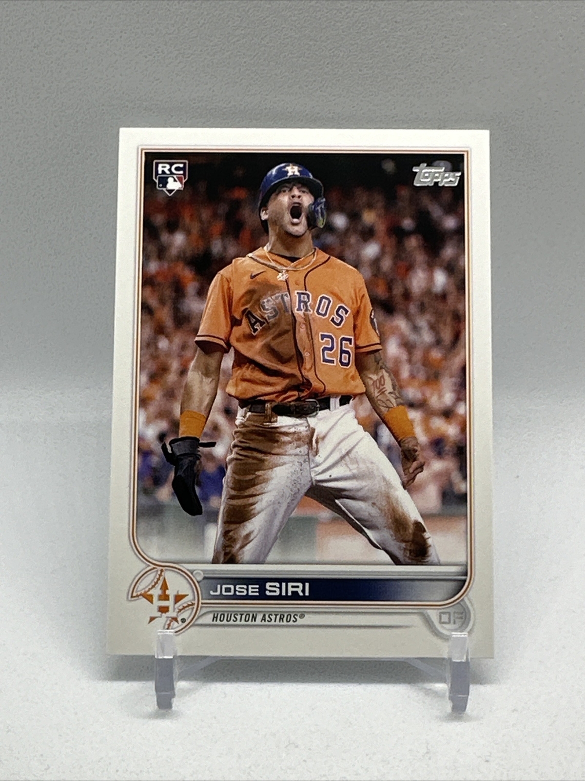 2022 Topps #599 Jose Siri Short Print SP Image Variation Houston Astros
