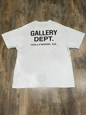 RARE Gallery Dept Vintage Souvenir Logo White Tee Size XL