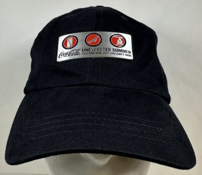 Coca Cola Hat Metal Logo Unexpected Summer Cap Black Soda Drink Coke
