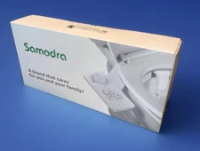 SAMODRA White Button BIDET - Non-Electric Self Cleaning Water Sprayer Toilet