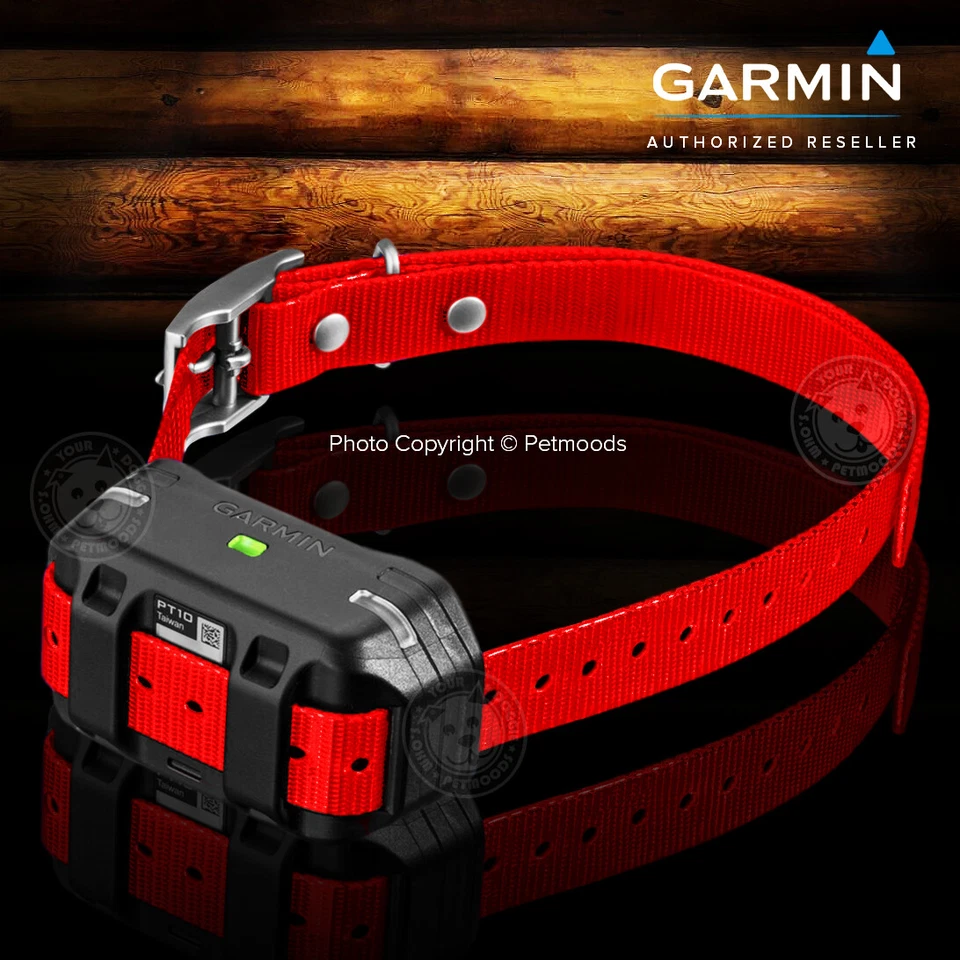 Garmin PT10 Additional Dog Device Red Collar Strap - Sport PRO, PRO 70, PRO 550 - Image 2 of 4