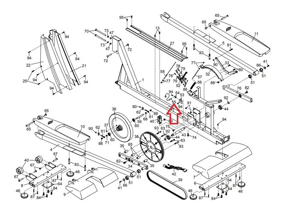 Interruptor de lengüeta sensor de velocidad RPM elíptico Image NordicTrack 2 cables terminales 190261 Foto 3 de 3