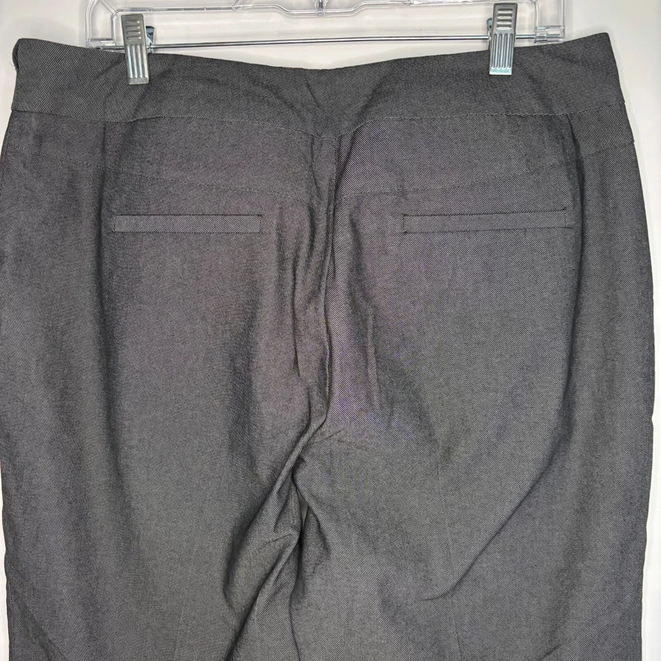 KENNETH COLE 女式 14 宽腿裤灰色弹力工作服职业 — 第 4/4 张图片