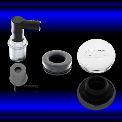 Valve Cover Oil Cap and PCV Valve for Big Block Chevy 396 427 454 502 Chrome BBC