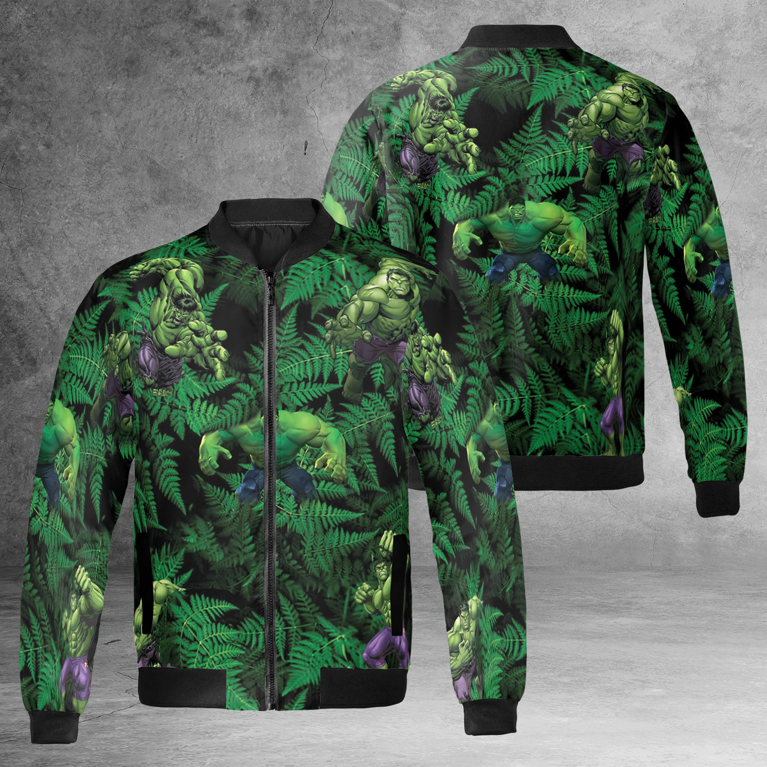 The Incredible Hulk Giant Hero Superpower Green Superhero Jacket