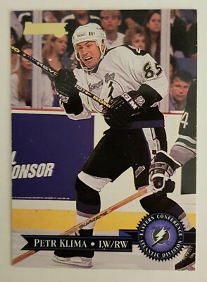 NHL Card Petr Klima #110 Tampa Bay Lightning Donruss 1995