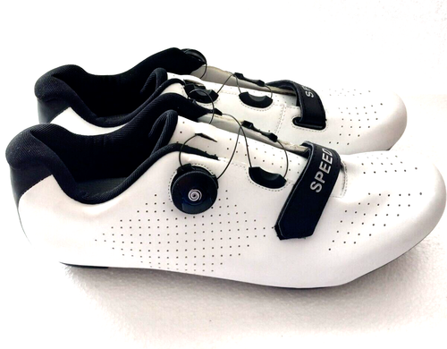New SPEED Road Cycling Shoes Professional Bike Sneakers Peloton Cleats, Men 12