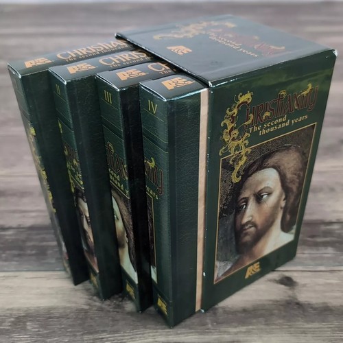 Christianity the Second Thousand Years 4 VHS Cassette Tape Set VG+ A&E Release - Picture 10 of 10